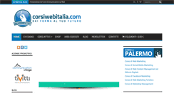 Desktop Screenshot of corsiwebitalia.com